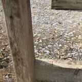 Old small 160 cm carpenter's workbench in solid oak