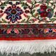 Square turkish kayseri rug 215x190 cm wool hand knotted vintage tribal beige