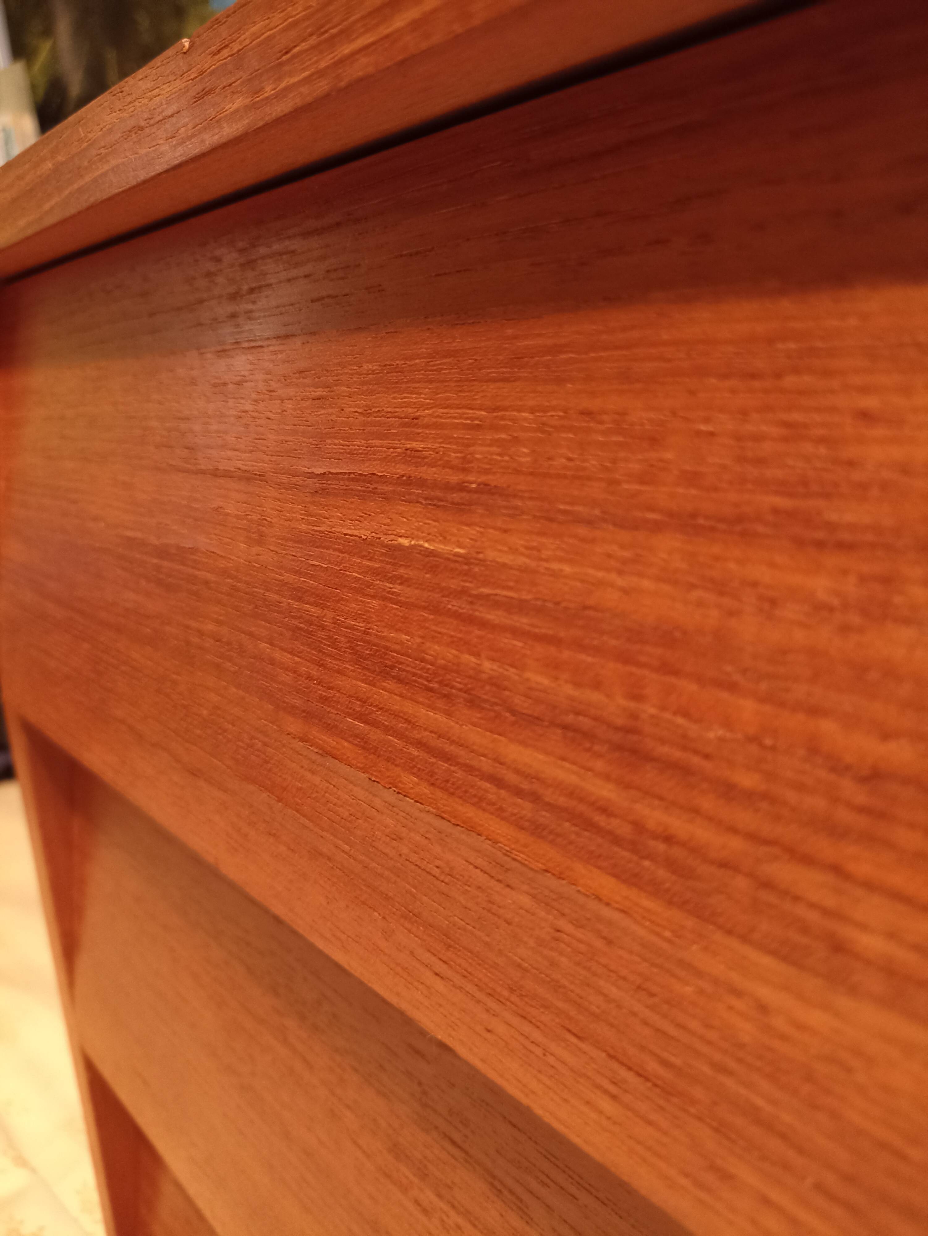 Huge shelf library Swedish desk teak, string.