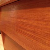 Huge shelf library Swedish desk teak, string.