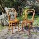Pair of bistro chairs n°14 by Fischel austria bers 1915