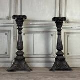 Pair of Bronze Pedestals, Italy, 19th Century