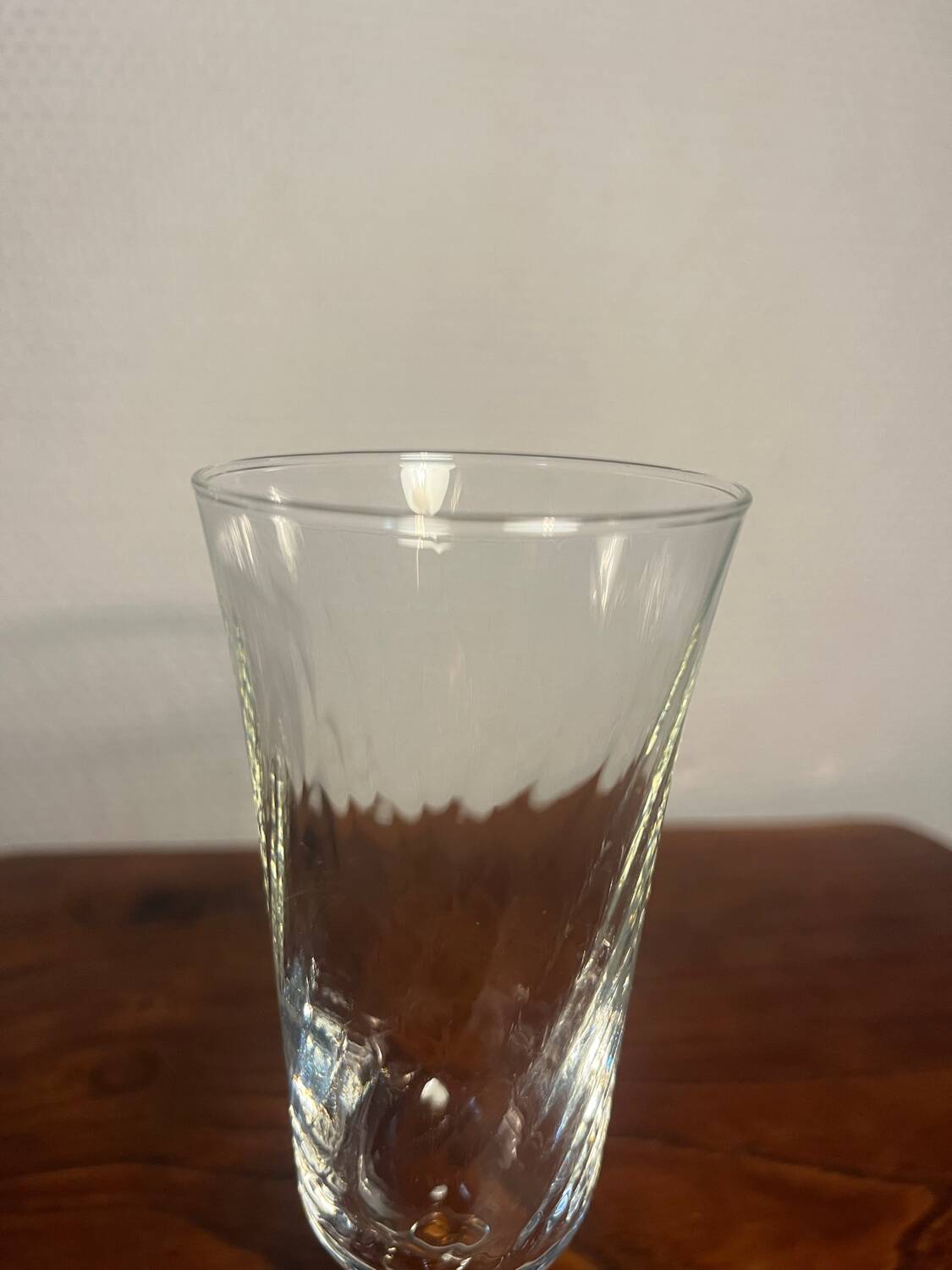 Champagne flute glass and Rosaline