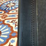 Italian leather and chrome chair