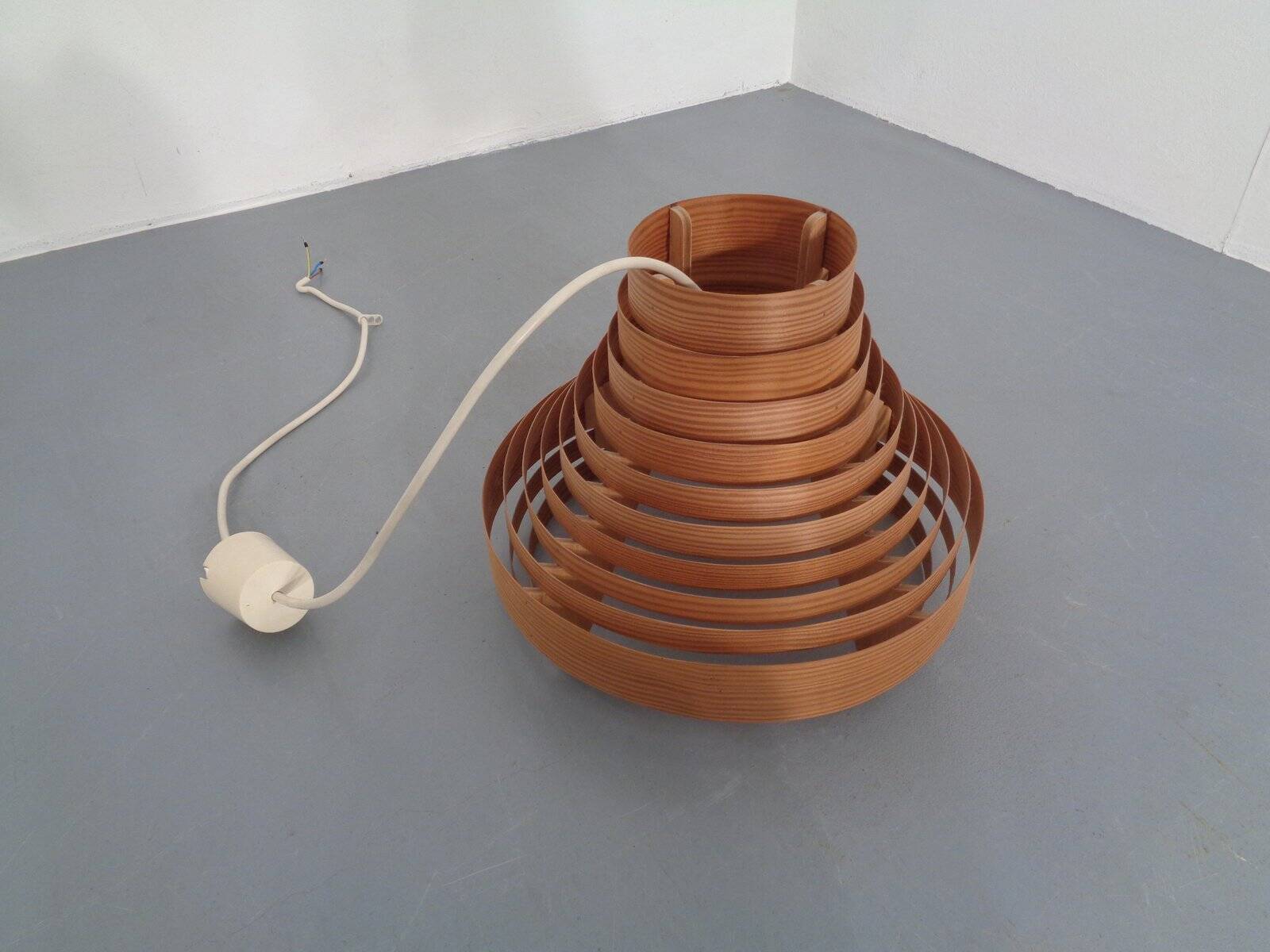 Wooden Lamella Ceiling Lamp by Hans-Agne Jakobsson for Hans-Agne Jakobsson AB Markaryd, 1960s