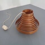 Wooden Lamella Ceiling Lamp by Hans-Agne Jakobsson for Hans-Agne Jakobsson AB Markaryd, 1960s