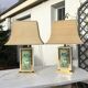 Paire de lampes vintage Jean-Claude Mahey