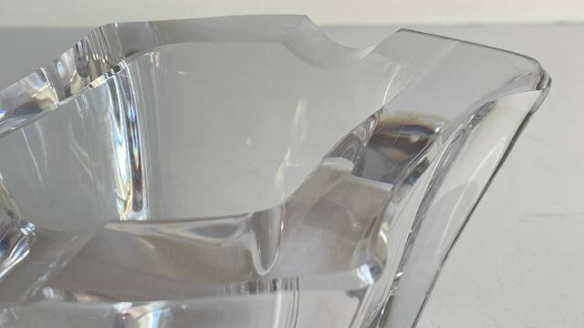 VINTAGE Free-Form Crystal ASHTRAY