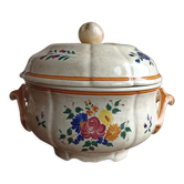 Longchamp tureen, tiled Mistral service