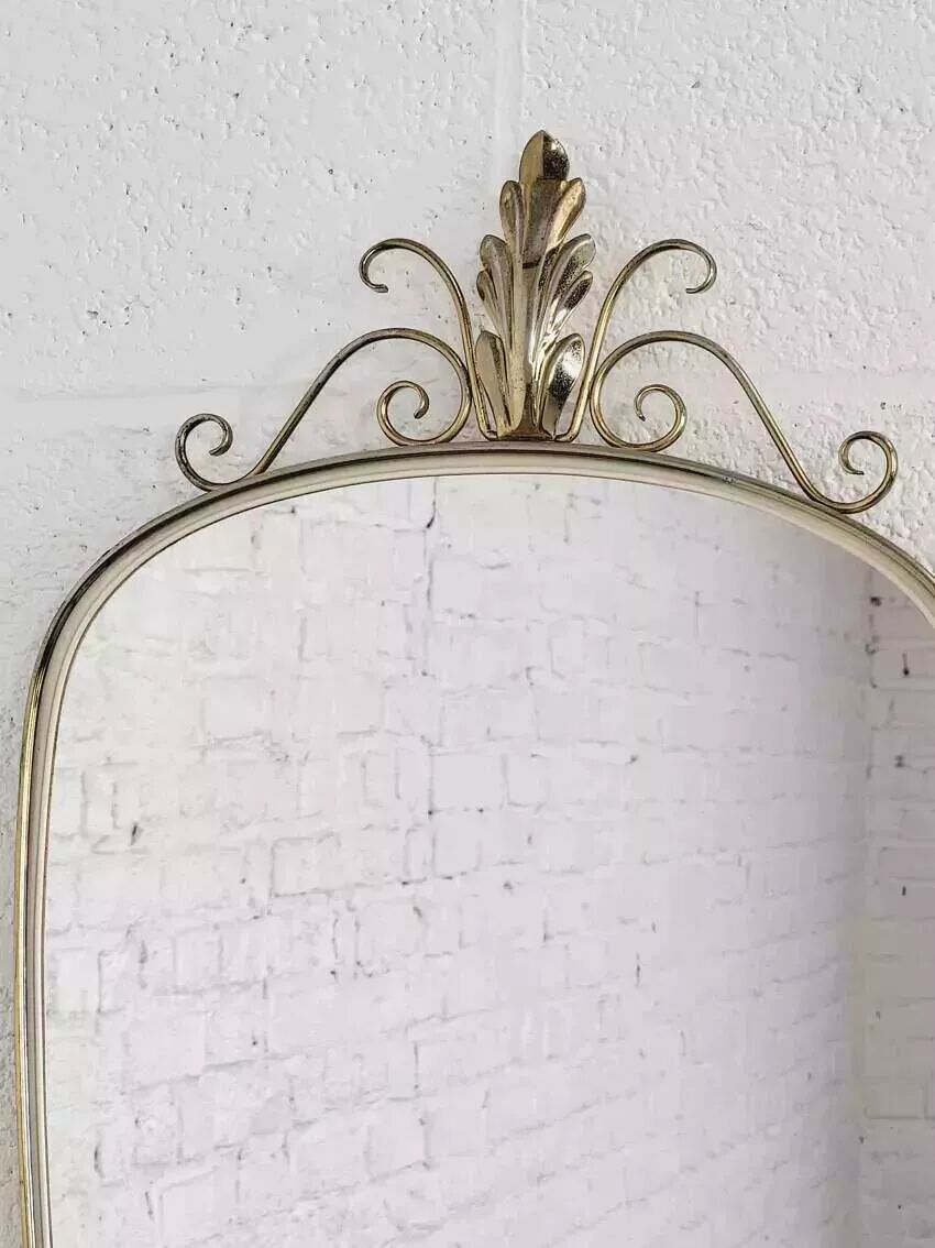 Miroir rétroviseur années 50 60 35x71cm