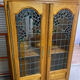 Display cabinet / showcase in solid oak