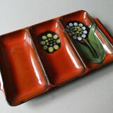 Poet Laval ceramic serving dish in the 1960s