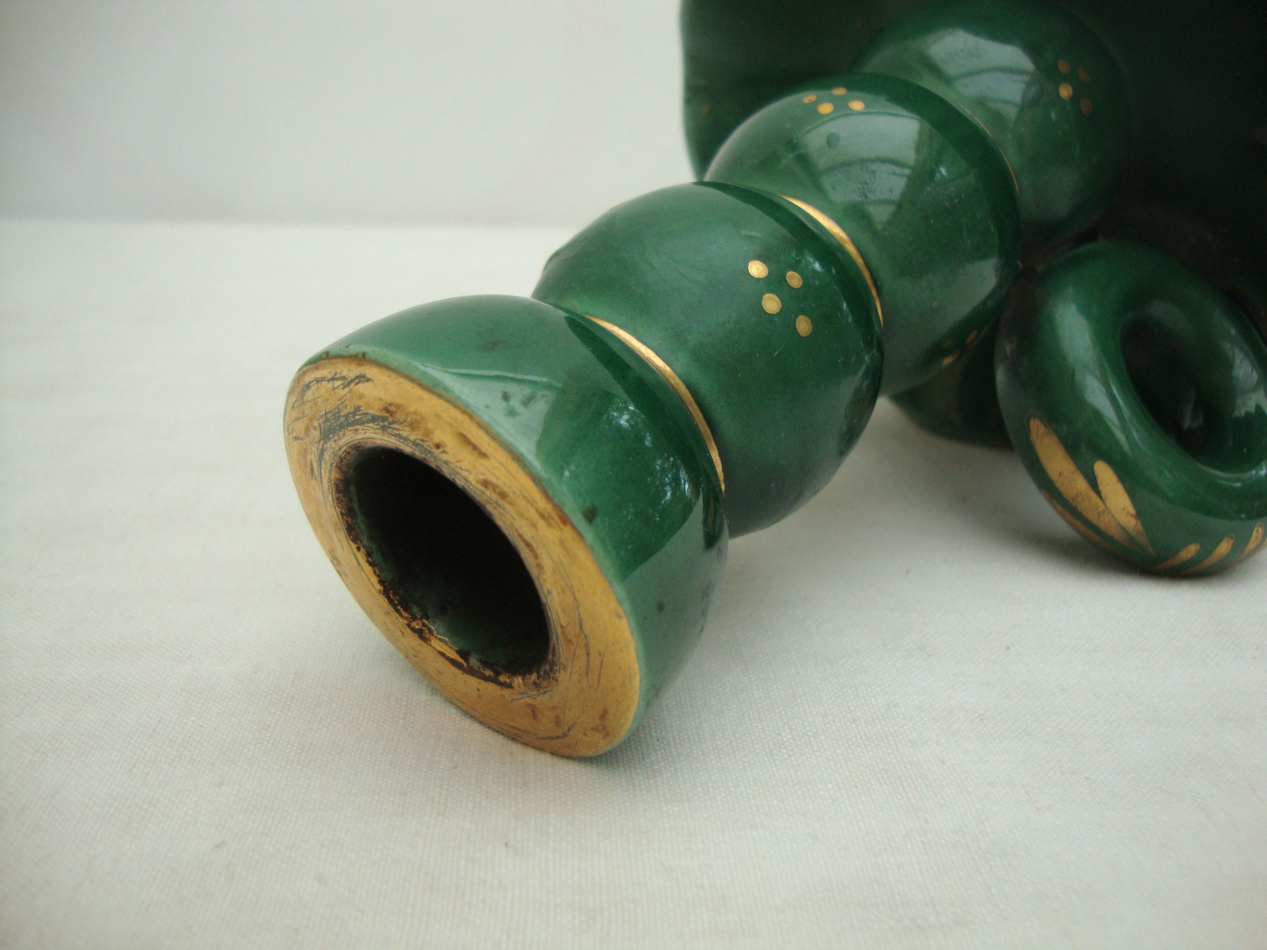 1960s ceramic candlestick