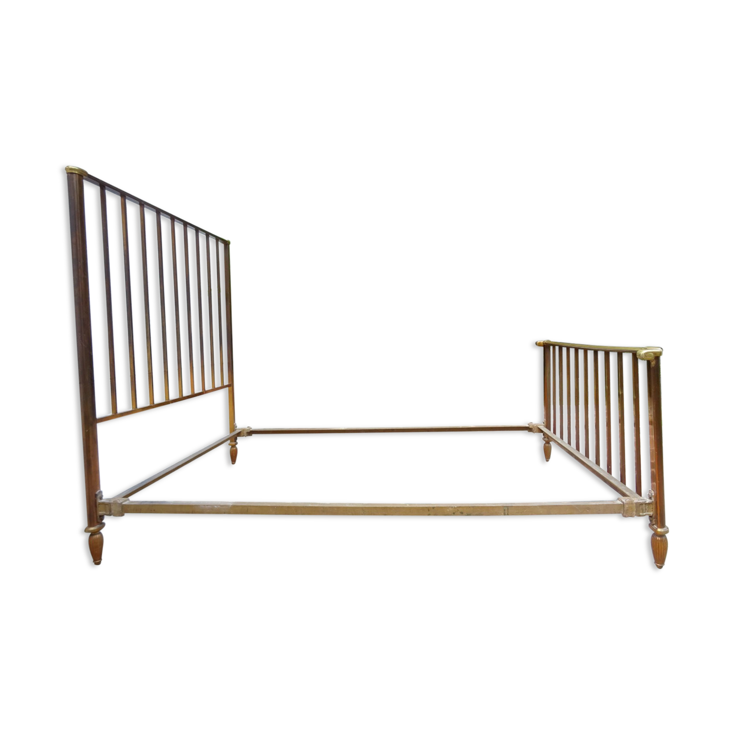 Brass double bed