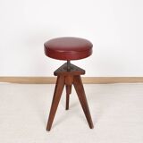 Reiner Modell adjustable piano stool, Germany 1950s