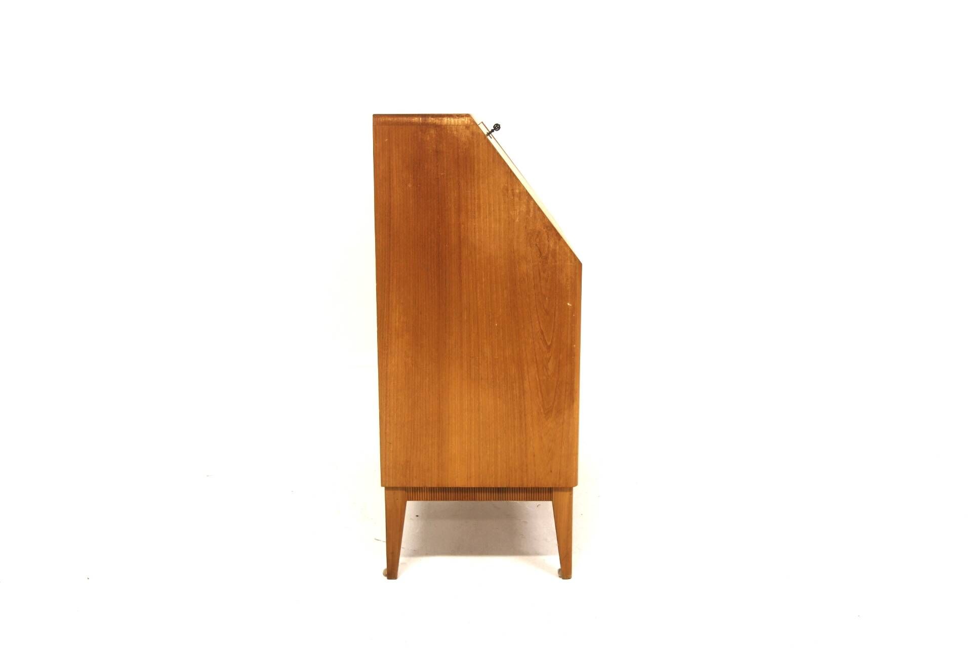 Scandinavian secretary in elm, Swedish modern, Sweden, 1940.