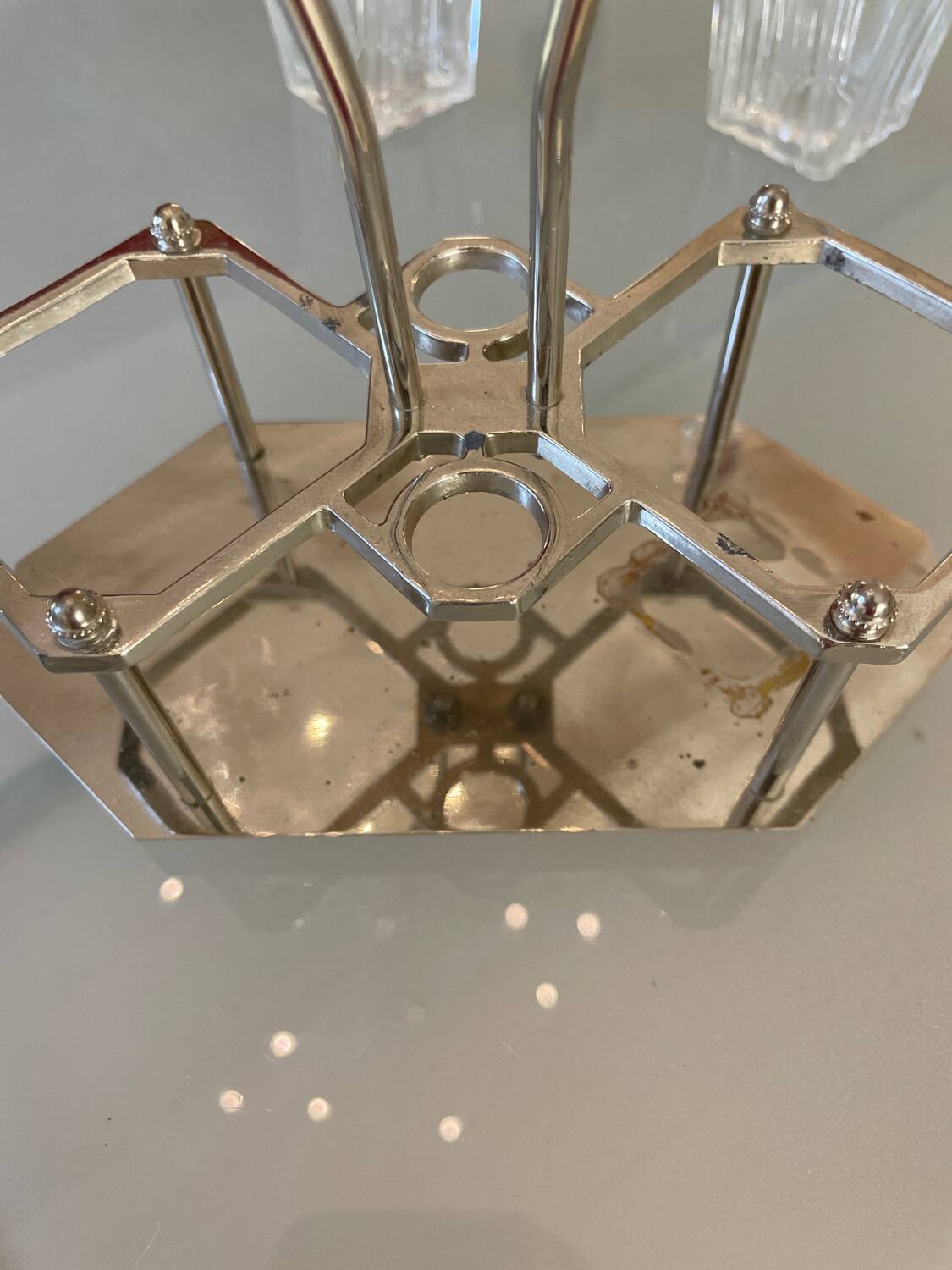 Art Deco oil and vinegar server