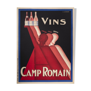 Affiche de Gadoud Vins Camp Romain
