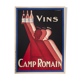 Gadoud poster: "Vins Camp Romain"
