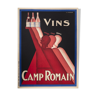 Gadoud poster: "Vins Camp Romain"
