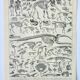 Old engraving 1898, Animal skeletons, anatomy • Lithograph, Original plate