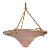 Suspension Art Deco pink basin