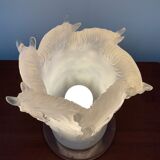 Lamp decorated with horses in plexiglass from the 70s