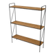 Rattan design bookshelf - Vintage 1960