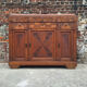 Buffet art déco plateau bois, meuble vaisselier ancien  Dimensions 142
