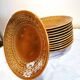 Glazed ceramic plates Gien