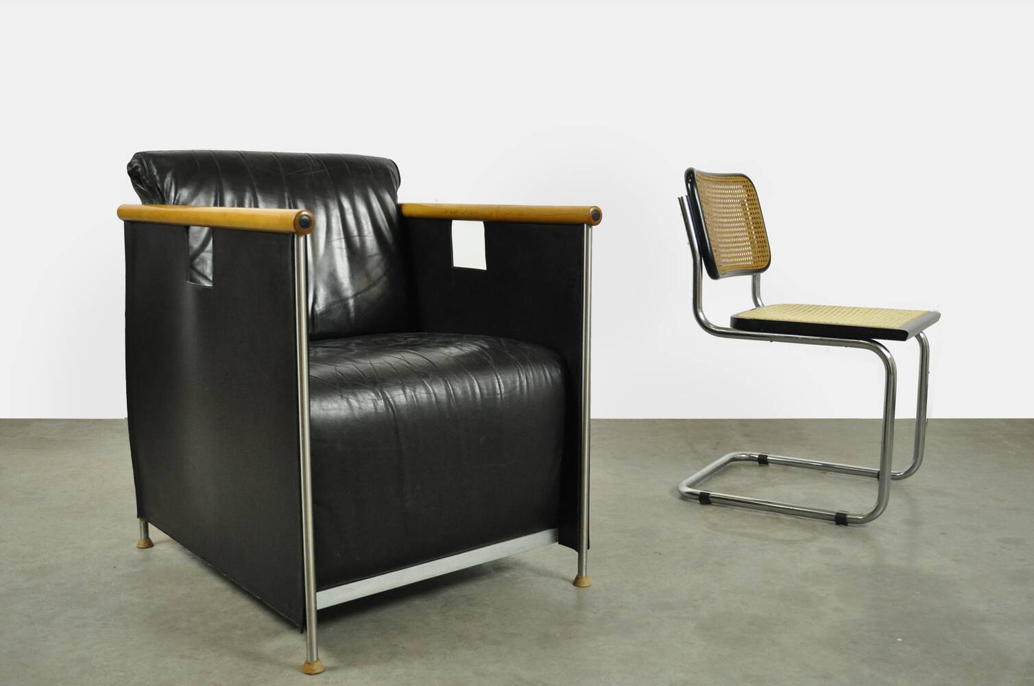 CASTELIJN / vintage easy chair “the box” / Mazairac & Boonzaaijer  / 1980s