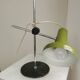 Vintage Olive Green Table Lamp, Adjustable Retro Desk Light