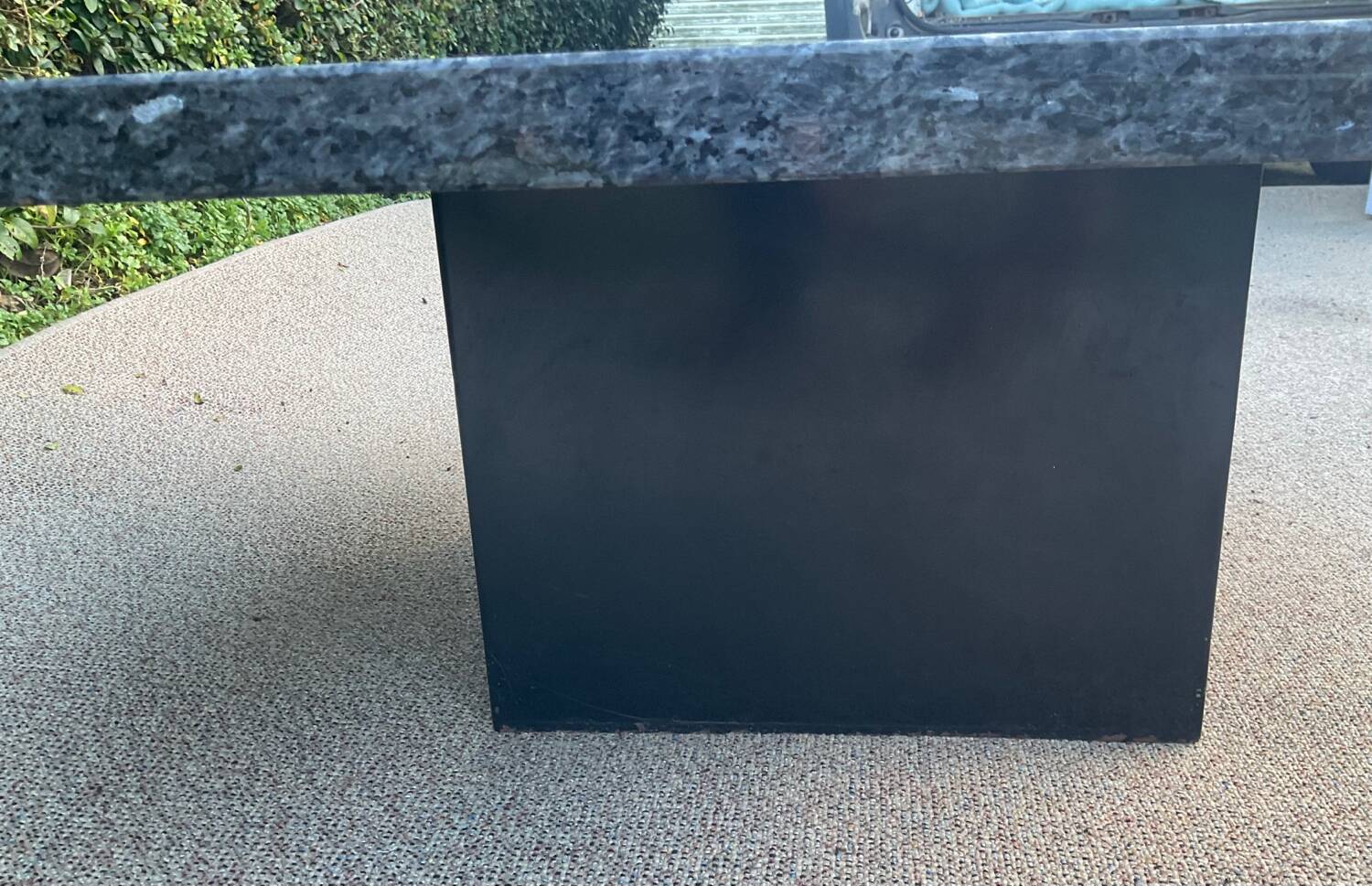 Vintage granite coffee table