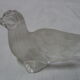 6 vintage animal glass knife holders