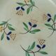 Fine earthenware plate of forges les eaux decorated with sponge end 19 th
