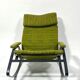 Metal and wool rocking-chair, years 70/80