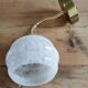 Vintage lampshade wall lamp in white Clichy glass