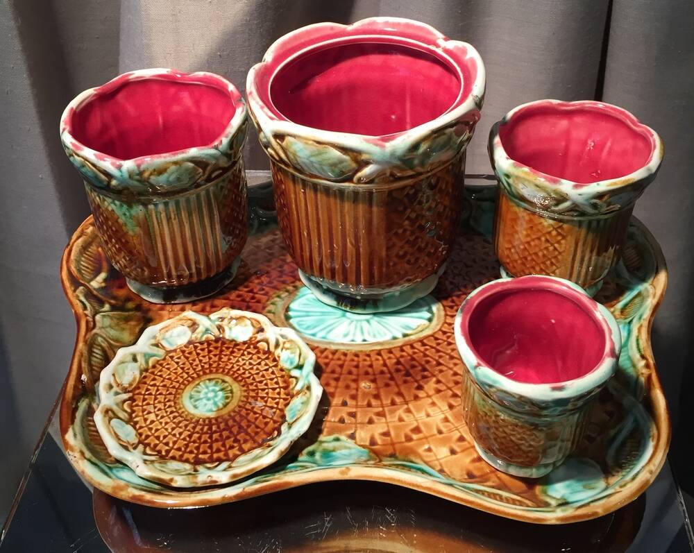 Smoker's set in onnaing slurry 1930s 1940s