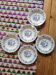 Set of 5 Blue Onion deep plates