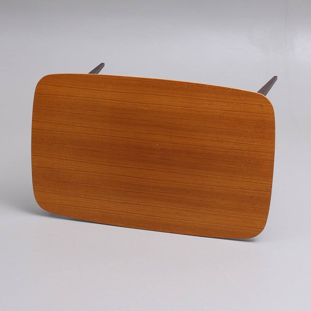 Vintage teak coffee table 91x56 cm double top 1960 Denmark