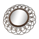 Mirror in rattan years 70