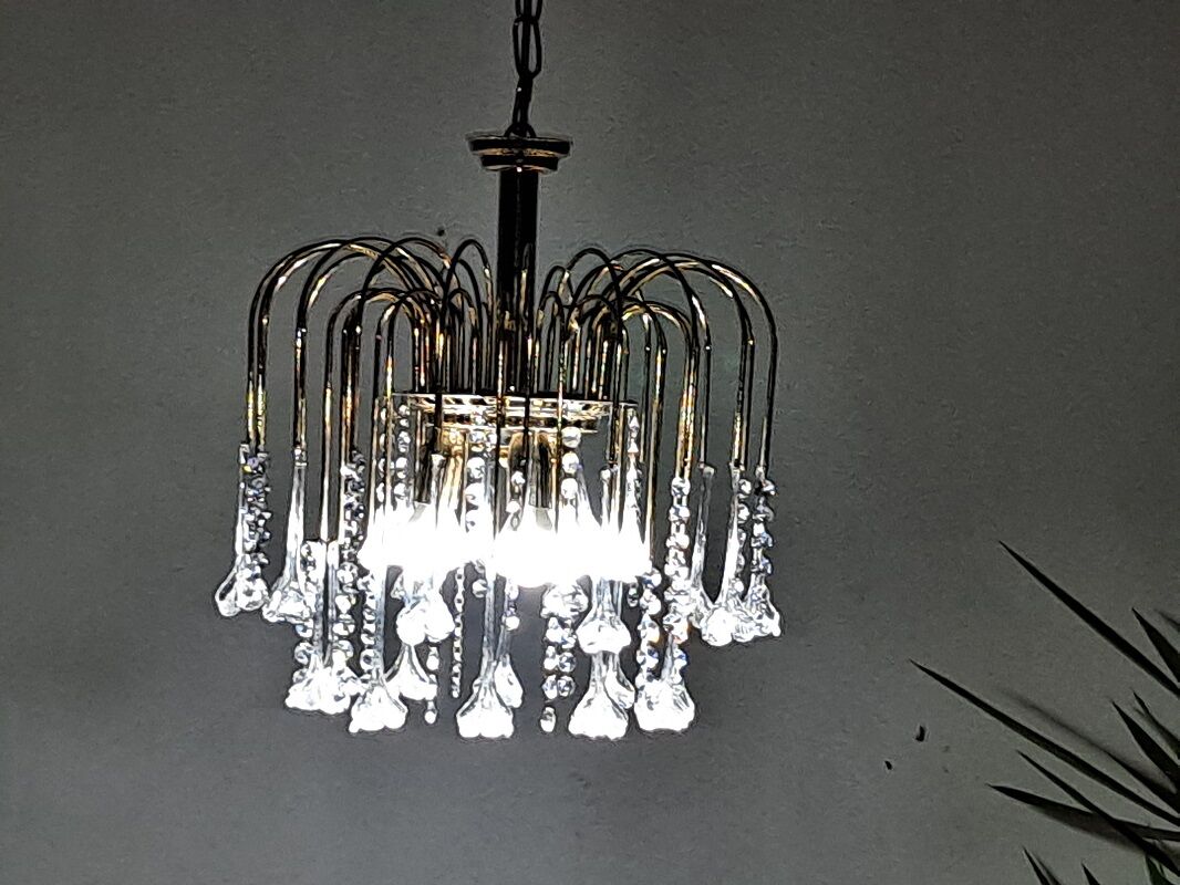 Vintage Murano Waterfall Chandelier