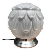Plafonnier boule art deco