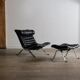 Arne Norell Ari lounge chair with ottoman Sweden 1966