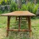 Table basse vintage en rotin
