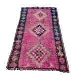Vintage Kurdish Herki Rug , 142 x 80 cm