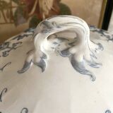 Sarreguemines Iron Earth Soup Tureen Pine Cones