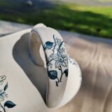 Bathroom pitcher blue floral decoration - Tierra del Fuego de Grigny