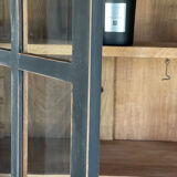 Patinated showcases