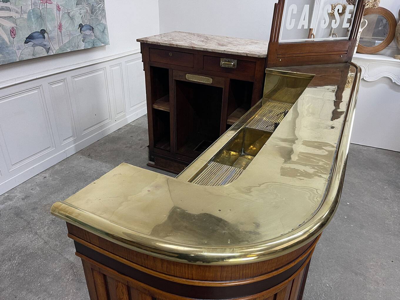 Rare 1950s bar counter/cash desk